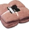 Unique Living Plaid Teddy - 150x200 Cm - Oud Roze