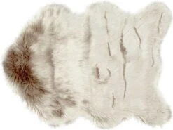 Unique Living | Floormat Fake Fur 60x90cm Pebble