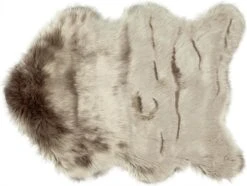Unique Living Floormat Fake Fur 60x90cm Taupe