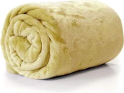 Unique Living - Enzo Plaid 130x180cm Soft Yellow