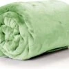 Unique Living Enzo - Plaid - Fleece - 130x180 - Nile Green