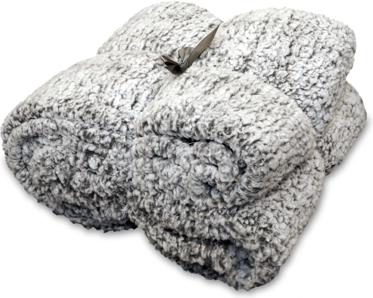 Plaid Knut - Unique Living - 150x200cm - Dark Grey 1 Plaid Knut - Unique Living - 150x200cm - Dark Grey