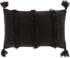 Unique Living - Kussen Palma 30x50cm Black