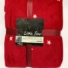 Unique Living Plaid Little Star - 150x200 - Red